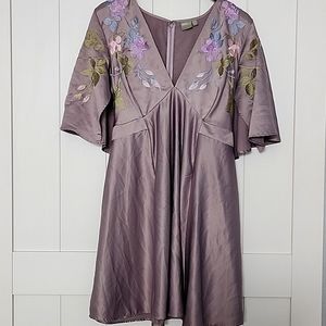 Asos Cape Sleeve Dress